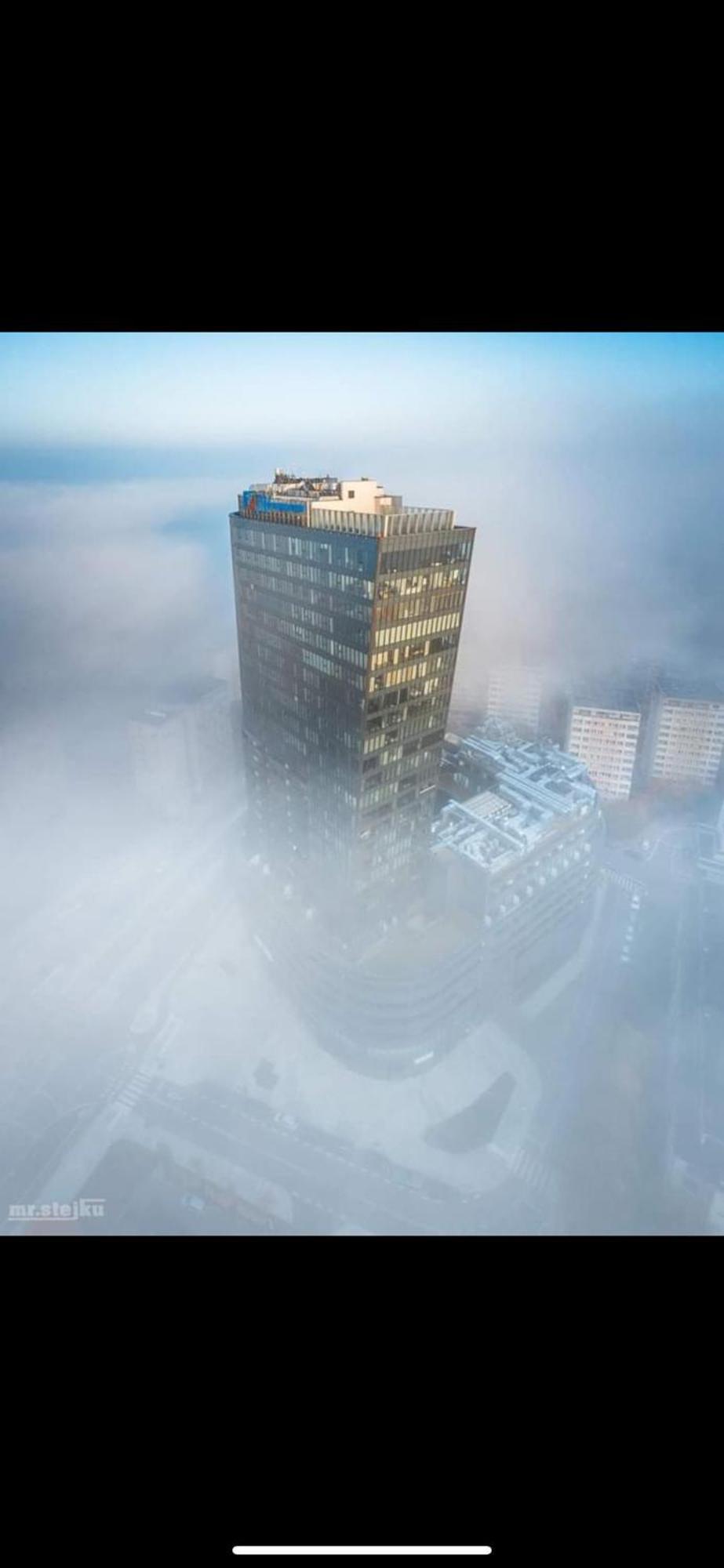 Hanza Tower Szczecin, Floor 21, City - River View Exterior photo
